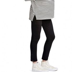 Hatch Black Stable Lace Leggings Size Small 4-6